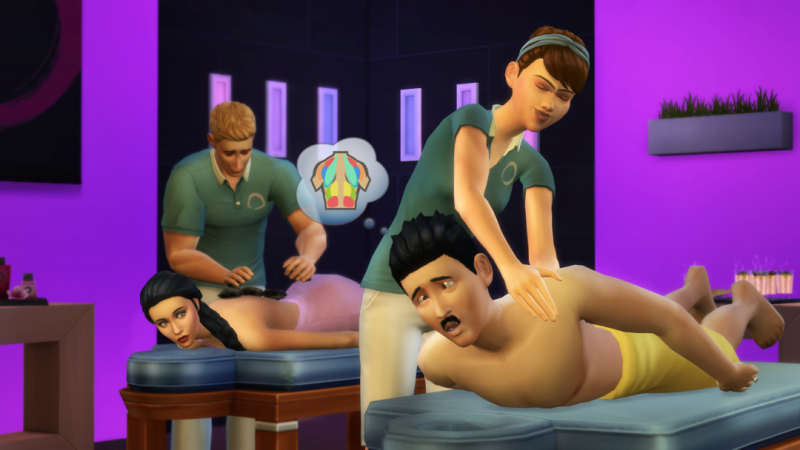 The Sims 4 Massagem Gravidez - como ter gêmeos